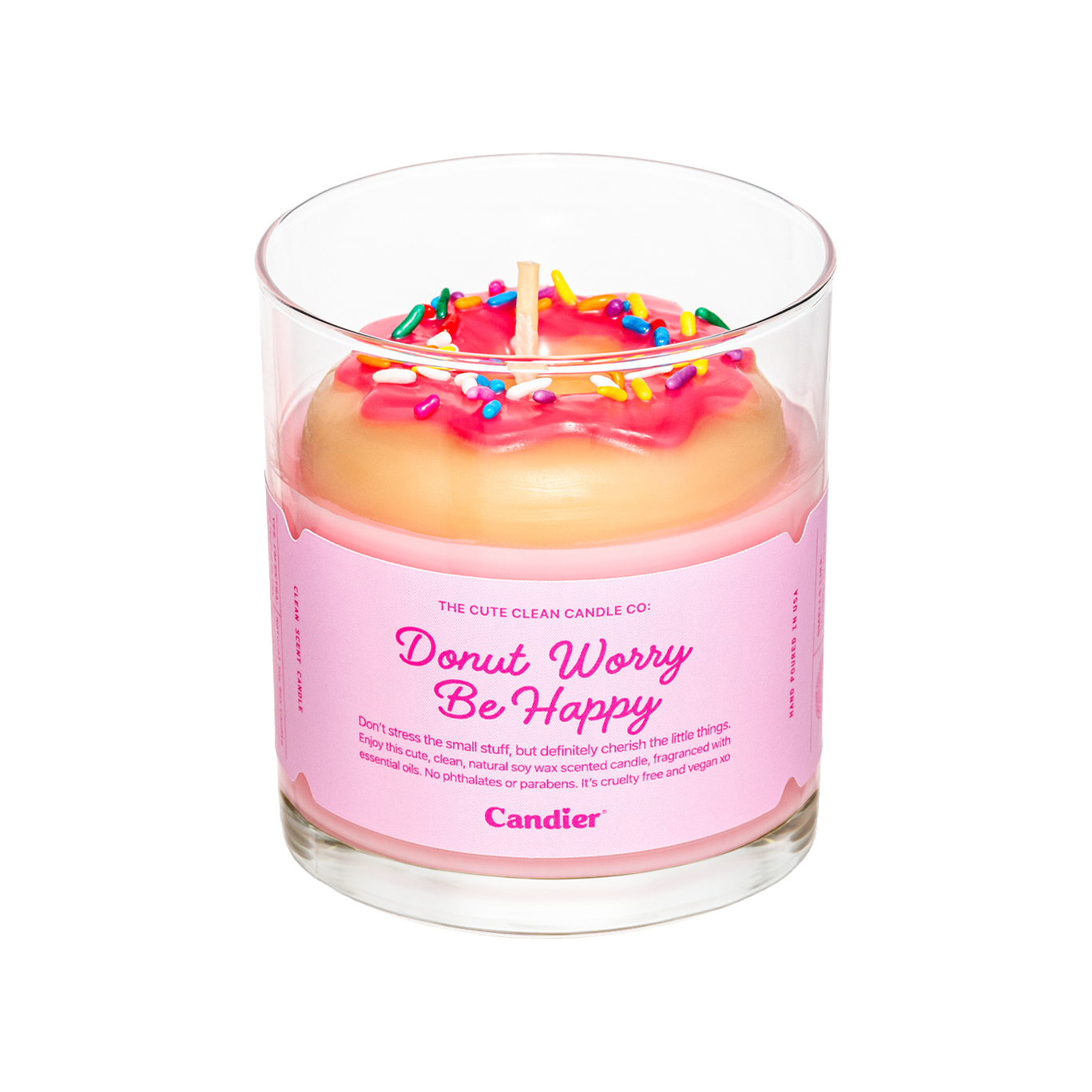 נר - DONUT WORRY BE HAPPY
