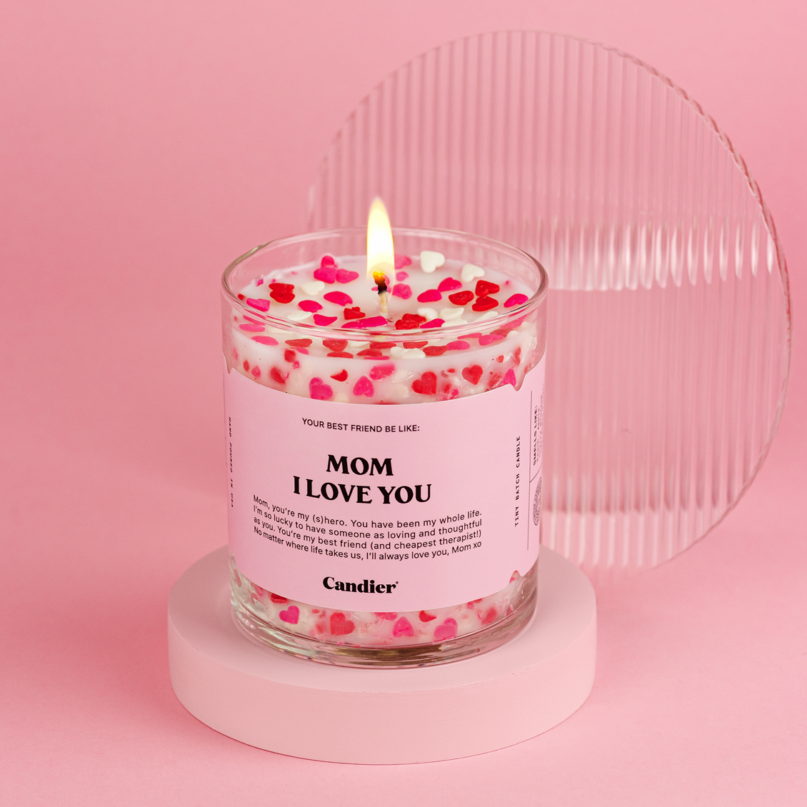 נר - MOM I LOVE YOU