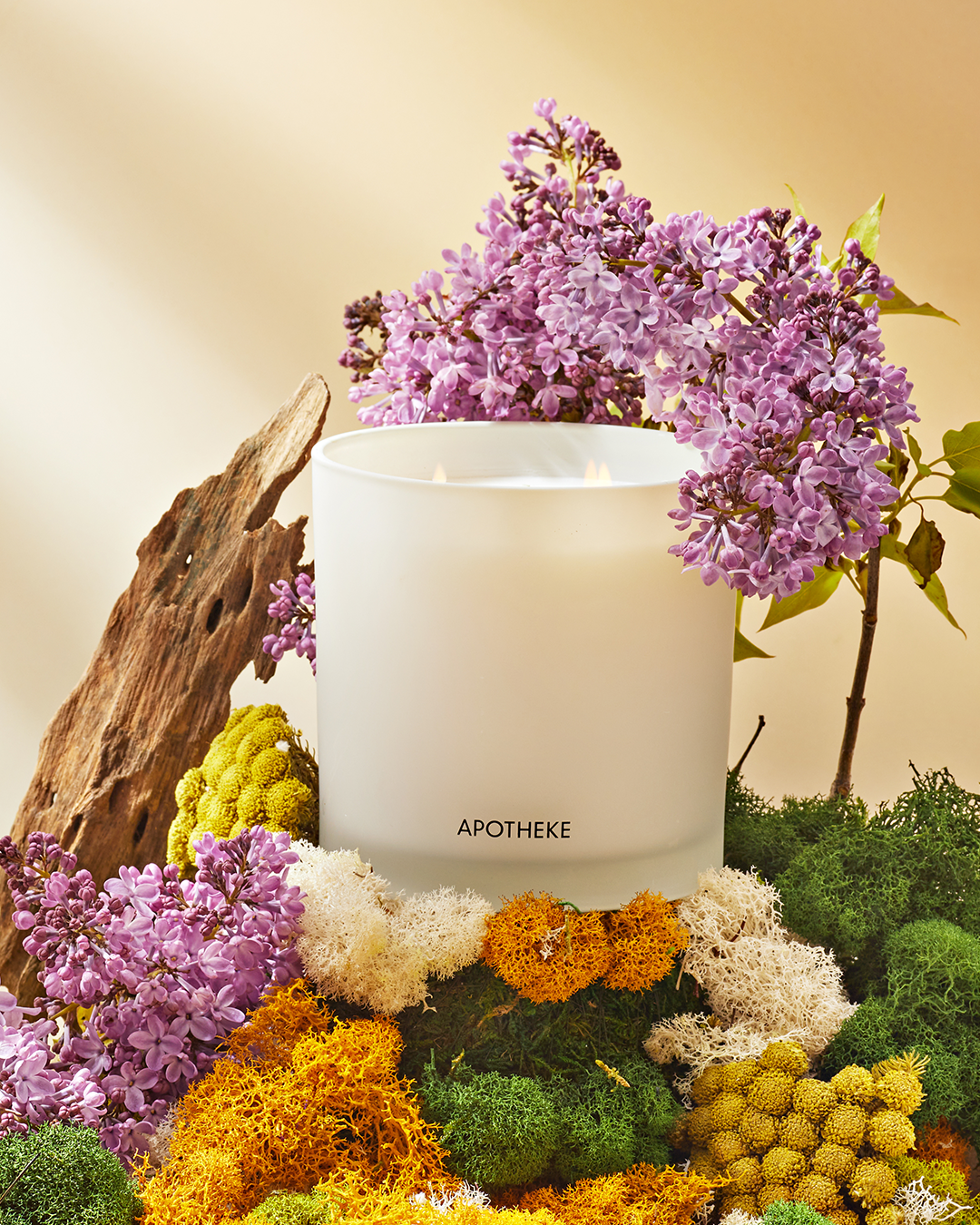 נר ריחני 3 פתילים - White Vetiver